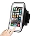Produktbild Sportarmband Handyhülle, Bukm Fingerabdruck Entsperrung Sport Armband für Handys Tragehülle 4.7-5.2 Smartphones iPhone 7/6/6S,Galaxy S7/S6/S5,iPhone 5/5S/SE
