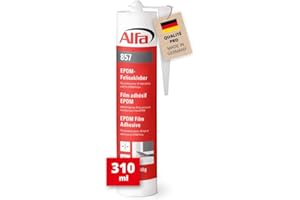 857 ALFA «EPDM» - Colle hybride pour films, 1 pièce, 310 ml, élastique et imperméable
