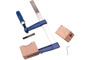 B Blesiya Metal Guitar Repair Mantieni Fretboard Fret Press Tool Con Blocchi Di Legno