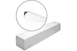 NOEL & MARQUET NE4 PURE NOMASTYL Moulure de plafond - 10 pièces (20 m) - 100 x 100 x 2000 mm - NOËL & MARQUET - une marque de NMC - Polystyrène