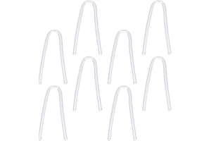 ibasenice 8pcs Preformed BTE Earmold Tubes Replaceable BTE Tubes Tubes Hearing Machine Mold Tubes Sound Tube for Hearing Machine Earphones