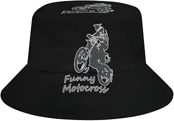 通用 Cappello unisex divertente da motocross per motocross, estate, spiaggia,  da viaggio, con stampa da sole, reversibile, berretto da pescatore per uomo  e donna : Amazon.it: Abbigliamento