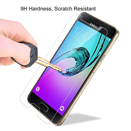 Galaxy A3 2016 Schutzfolie, Vakoo Galaxy A3 2016 Displayschutzfolie – [Hartglas 9H] Panzerfolie Samsung Galaxy A3 2016 Folie Glasfolie Schutzglas Panzerglas für Samsung Galaxy A3 2016 (2-Stück) - 7