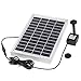 Produktbild Hedc® Solar Teichpumpe,5W Solar Springbrunnen Solarpumpen Teich Springbrunnen Wasserpumpen für Gartenteich Max. Saughöhe:60 cm ,380 L/h ,mit 3 Verschiedenen Düse