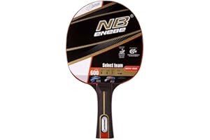 Enebe 600 Raqueta de Ping Pong, Adultos Unisex, Multicolor, Estandar