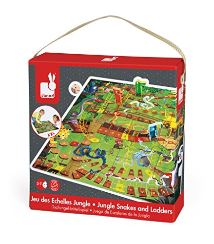 Janod Jungle Snake and Ladder Game and Puzzle
