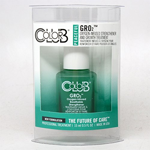 Color Club GRO2 Oxygen-Infused Strengthener And Growth Treatment .5oz/15mL