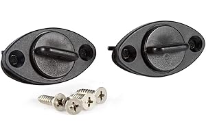 Heaveant Tappo di Scarico per Kayak, 2 Pezzi Tappi di Scarico per Barca Marina Universale con 4 Viti per Battello Kayak Canoe