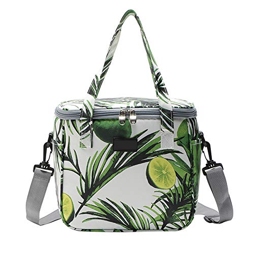Preisvergleich Produktbild ZXLIFE@ Isolierte Lunch-Bag Mit Schultergurt, Feuchtigkeitsbeständig und Leicht Zu Reinigen Lunchbox Lunch Organizer Für Camping Reisetasche Cooler Tote Handtaschen,A