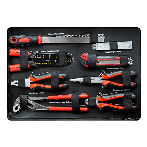 TecTake 500 teiliger Werkzeugkoffer mit 4 Fächern mit Werkzeug bestückt - 4