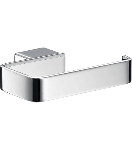 Emco Loft Portarotolo Carta Igienica A Parete, Cromato, Supporto Verticale Per 2 Rotoli, Design Classico