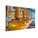 Produktbild Premium Textil-Leinwand 45 cm x 30 cm quer, Kupfertöpfe in der Laphroaig Whisky Distillery, Islay, Argyll and Bute, Schottland | Wandbild, Bild auf Leinwand, Leinwanddruck (CALVENDO Orte)