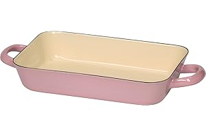 Riess Classic - Teglia da forno rettangolare, colore pastello, diametro 26/17, colore: Rosa