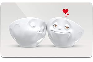 FIFTYEIGHT PRODUCTS/Tasses/planche à petit-déjeuner « Das süße Leben » (Resopal, 14 x 23 x 1 cm, multicolore, fabriquée en Allemagne)