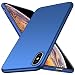 Produktbild for Apple iPhone XS Max Hülle, ZUERCONG [Matte Serie] Ultra Slim Cover Case Anti-Fingerabdrücke Anti-Scratch Shockproof Handytasche Hartplastik Schutzhülle für iPhone XS Max 6.5 Zoll, Glattes Blau