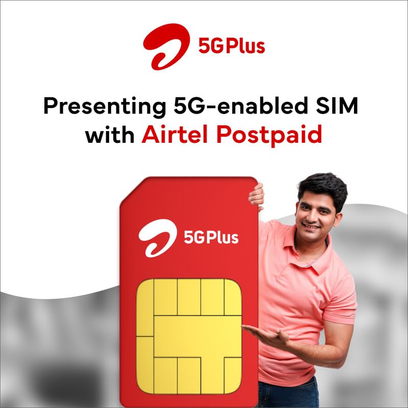 Airtel Postpaid SIM Card - Plans Starting from â‚¹549 | Doorstep SIM Card Delivery and Activation by Airtel | OTT Benefits|HSN : 998413