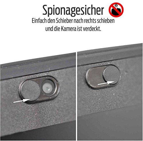 3x schwarze Webcam Covers ultra-flach & selbstklebend | Kameraabdeckung schÃ¼tzt vor Spionage & PrivatsphÃ¤re - Kamera Sticker geeignet fÃ¼r Computer, Laptop, Smartphone, Tablet uvm. von YourMateÂ®