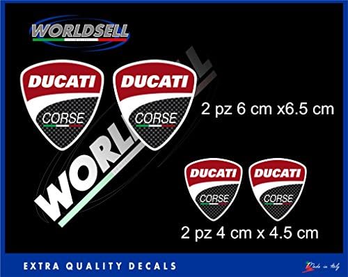 Stickers 4PZ DUCATI CORSE PANIGALE MONSTER 1098 1198 848 748 HYPERMOTARD