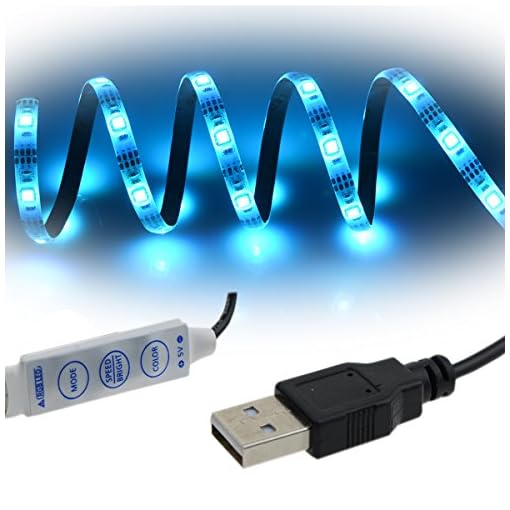 Rxment-LED-RGB-USB-TV-la-Retroilluminazione-Kit-di-Illuminazione-Bias-100CM-5V-USB-Strisce-LED-per-HDTV-Desktop-PC-etc-Ridurre-l-Affaticamento-Degli-occhi-e-Aumentare-Immagine-Chiarezza Rxment-LED-RGB-USB-TV-la-Retroilluminazione-Kit-di-Illuminazione-Bias-100CM-5V-USB-Strisce-LED-per-HDTV-Desktop-PC-etc-Ridurre-l-Affaticamento-Degli-occhi-e-Aumentare-Immagine-Chiarezza