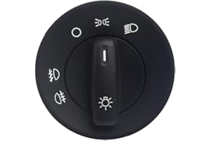 NGHSDO Auto Lichtschalter Geeignet für Skoda Octavia II Scheinwerfer-Nebelscheinwerfer-Steuerschalter 1Z0941431 Master-Fenster-Steuerungsschalter Lichtschalter Scheinwerfersc (Color : 1)