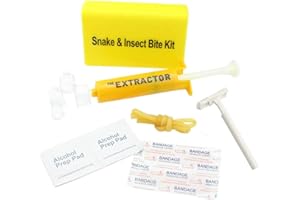 LIXADA Lixa-da Venom Extracteur De Pompe Aspirateur Kits De Premiers Soins pour Camping Randonnée Escalade Randonnée pédestre