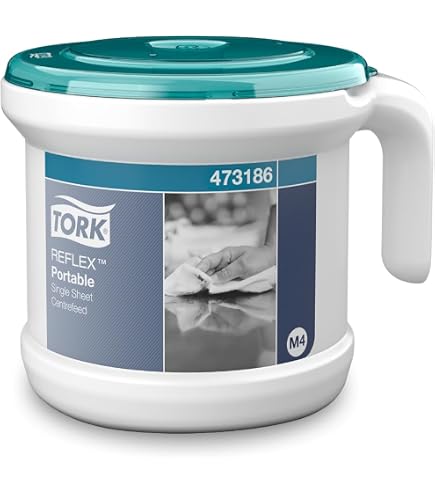 Portarotolo TORK 5022020 Reflex Portable Con Carta 2 Strati – Starter Pack Igienico - 3