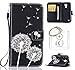 Produktbild für Galaxy S4 Mini i9190 Hülle, Glitter Strass Bling Ledertasche Muster Weich PU Schutzhülle für Samsung Galaxy S4 Mini i9190 Flip Cover Wallet Case Tasche Handyhülle mit Lanyard Strap Stand Function Magnetverschluss Etui Schale Credit Card Slots Bookstyle Purse Design Handytasche Lederhülle Schutz Hüllen mit für Samsung Galaxy S4 Mini i9190 +Schlüsselanhänger (R) (1)