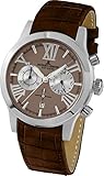 Jacques Lemans Damen-Armbanduhr Porto Analog Quarz Leder 1-1809C