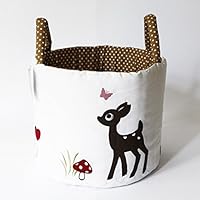 ★ Ø35 Maxi Spielzeug-Tasche,Rehkitz,Aufbewahrungsbox ★