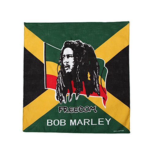 Preisvergleich Produktbild Bandana Damen Schal Mehrfarbig Bob Marley Freedom