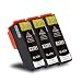 Produktbild 3 Druckerpatronen kompatibel zu EPSON T3351 T33XL Schwarz mit CHIP & Füllstandsanzeige für Epson Expression Premium XP-530, XP-540, XP-630 Series, XP-635, XP-640, XP-645, XP-830, XP-900