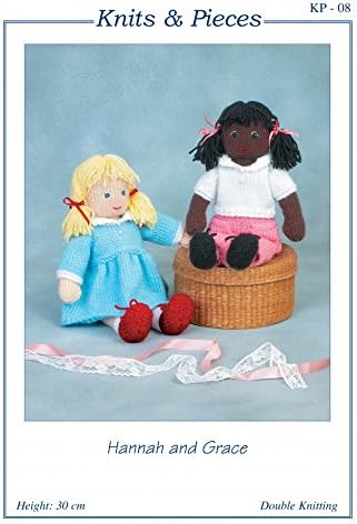 Knits & Pieces Kitting Pattern - Hannah and Grace - Sandra Polley