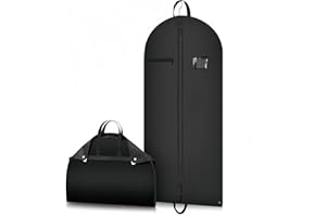 MHwan Portatrajes, 120 x 60 cm, Robusta, a Prueba de Polvo, Impermeable, Resistente a la Humedad, sin Olores, Resistente al Desgaste Funda Traje Hombre, Adecuada para Trajes, Chaquetas, Viaje