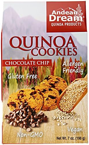 Andean Dream Quinoa Choc Chip Cookies Gluten Free (6x7 Oz)