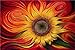 Produktbild GYK Boutique Sonnenblume Diamant bestickte Blume, 50x70cm