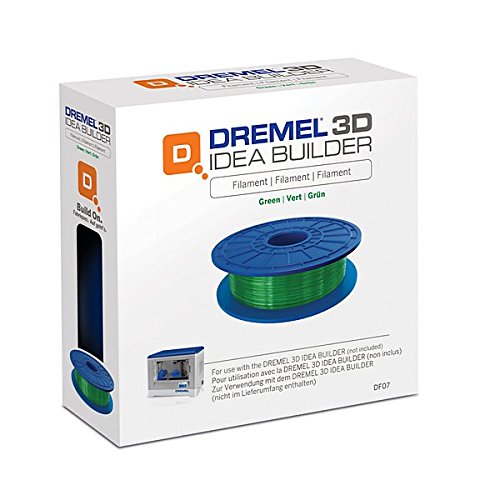 Dremel PLA Filament auf pflanzlicher Basis hergestellt, recyclebar, 1,75 mm, 3D Drucker, grün, 26153D07JA - 3
