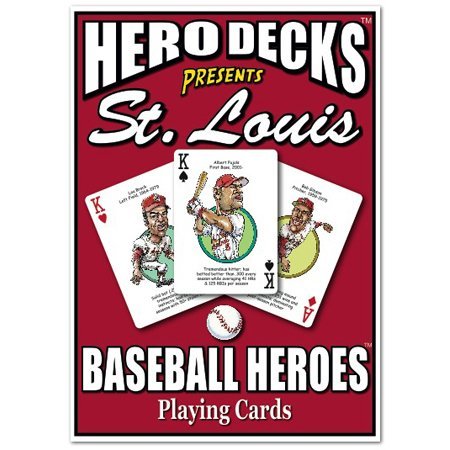 Preisvergleich Produktbild Hero Decks - St. Louis Cardinals - Playing Cards by Channel Craft
