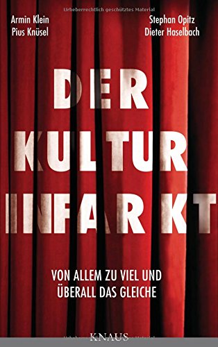 Download Der Kulturinfarkt: Von Allem zu viel und überall das Gleiche. Eine Polemik über Kulturpolitik, Kulturstaat, Kultursubvention. Download Der Kulturinfarkt: Von Allem zu viel und überall das Gleiche. Eine Polemik über Kulturpolitik, Kulturstaat, Kultursubvention.