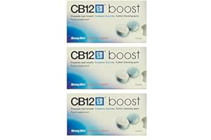 Multibuy 3x CB12?Boost Sugar Free Strong Mint Chewing Gum 10 Pieces by CB12??