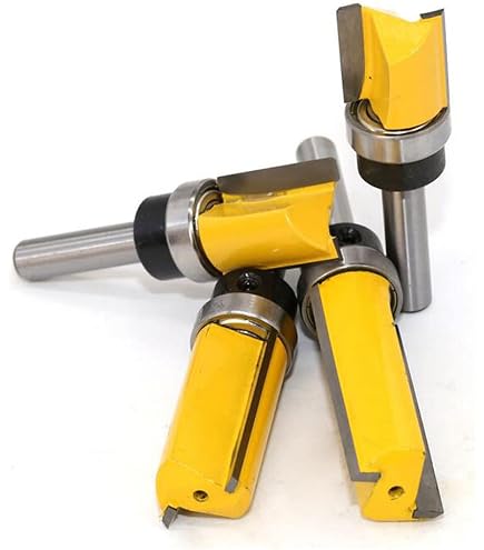Yonico 16124 Fraise à Routeur Pour Porte Et Fenêtre - Queue 1/2" - Boîtier Cache-Couture 7,6 Cm