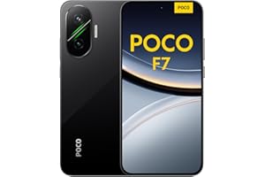 XIAOMI Poco F7 Smartphone, 12+512GB, Schwarz, Flaggschiff Snapdragon 8s Gen 4, 6500mAh Akku, 50MP Sony-Kamera mit OIS, 6,83" 1.5K 120Hz AMOLED-Display (Kein Netzadapter enthalten)