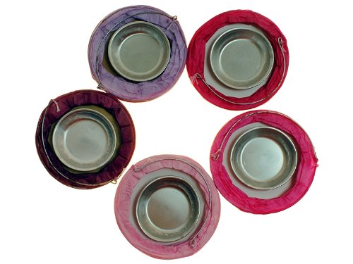 kadoh Papierlampions Set/5 pink-lila (M) - 2