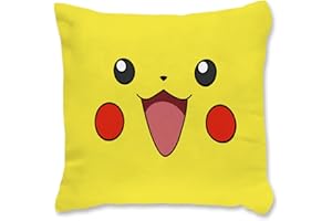 YFCHOTI Kissenbezug Kinder Kissenhülle, Niedliche Cartoon Kopfkissenbezug, Superweich Plüsch Zierkissenbezug mit Doppelseitigem Muster und Verdecktem Reißverschluss für Bett Sofa Stuhl Auto, 45x45cm