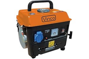 Vinco Generatore Tipo Silenziato, Trasportabile. Motore A 2 Tempi Monofase Con Marmitta Catalitica. Funzionamento Con Miscela 2%, 1 Presa 12 V. Capacità Serbatoio 4,2 Litri