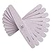 MAKARTT 10pcs/pack Zebra Nail Files Washable Double Sided Emery Board 240/240 Grit Nail Buffering Files