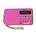 Produktbild Timorn Radio Mini tragbare Musik-Player unterstützt TF Card / USB / SD / MP3-Format / FM-Radio-Funktion (L938)(Rosa)