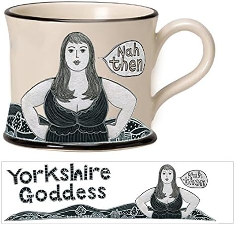 Moorland Pottery Gift Boxed Coffee/Tea Mug - Yorkshire Goddess - Large