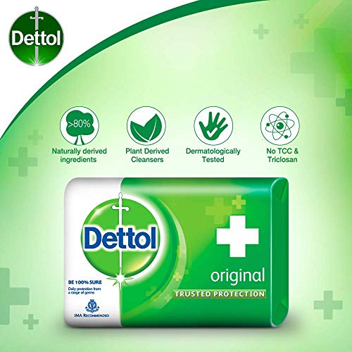 Dettol Original Soap, 125g (Pack of 4)