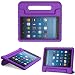 Produktbild MoKo Hülle für All-New Amazon Fire HD 8 Tablet (7th Generation – 2017 Modell) - Superleicht EVA Kids Shock Proof Cover Stoßfest Kindgerechte Schutzhülle für das neue Fire HD 8, Violett