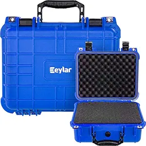 Eylar Protective Hard Camera Case Water & Shock Proof w/Foam TSA Approved 13.37 Inch 11.62 Inch 6 Inch Blue